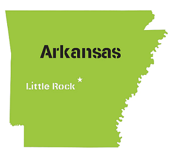 Map of Arkansas